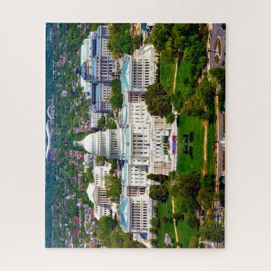 De hoofdstad van Washington. Legpuzzel (Verticaal)