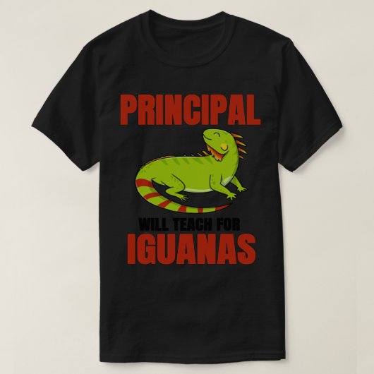 de hoofdstad zal werken voor iguanas t-shirt (Design voorkant)