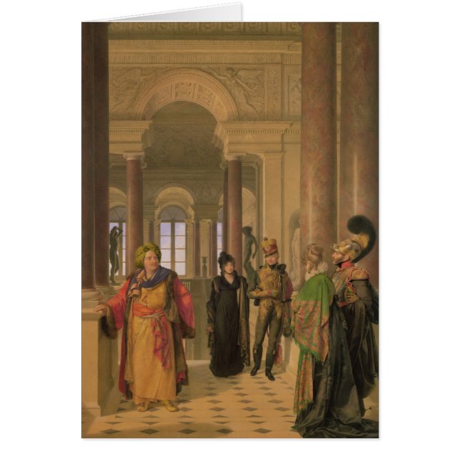 De hoofdtrap van het Louvre, 1817 (Voorkant)