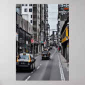 De hoofdweg van mijn stad | AI Art Poster (Voorkant)