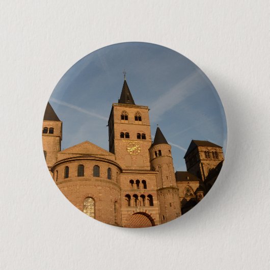 De Hoog Kathdrale van Sint-Pieter, Trier Ronde Button 5,7 Cm (Voorkant)