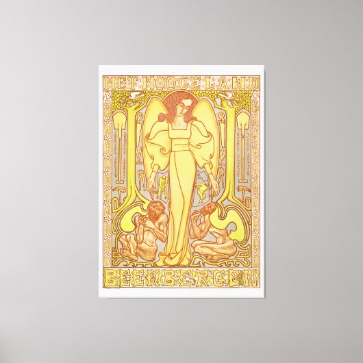 De Hoogeland Beekbergen 1896 Jan Toorop Canvas Afdruk (Voorkant)