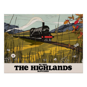 De Hooglanden Van Schotland Reisposter Perfect Poster
