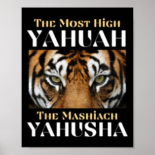 De hoogste Yahuah en de Mashiach Yahusha Poster