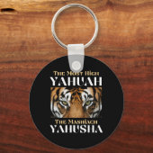 De hoogste Yahuah en de Mashiach Yahusha Sleutelhanger (Voorkant)