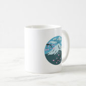 De hoogte van de Mt. Fuji Koffiemok (Voorkant rechts)