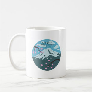 De hoogte van de Mt. Fuji Koffiemok