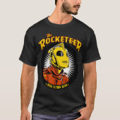 De hoogvliegende held van de Rocketeer is overstuu T-shirt (Voorkant)