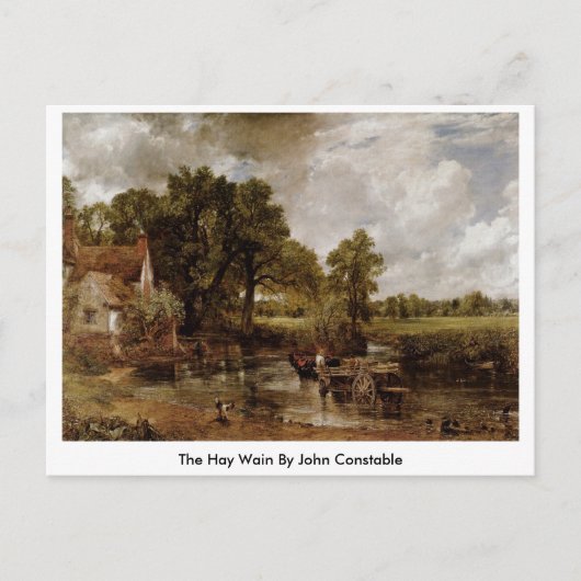 De hooi van John Constable Briefkaart (Voorkant)