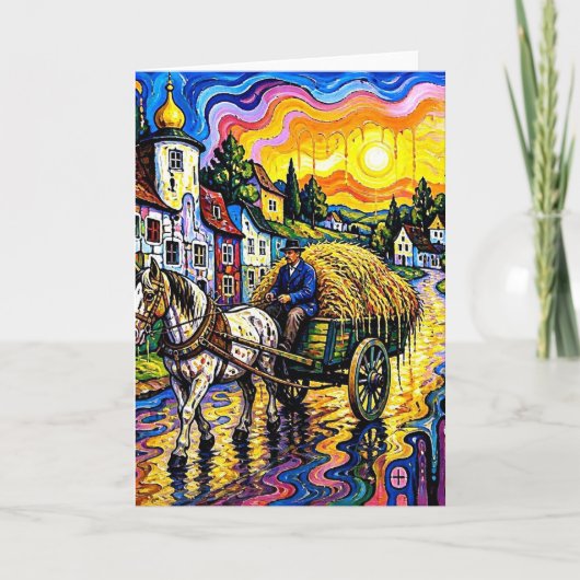 De hooikaart kaart (Voorkant)