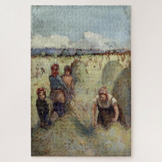 De hooioogst, 1895 - Camille Pissarro Legpuzzel (Verticaal)