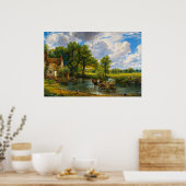 De hooiwagen door John Constable Poster (Keuken)