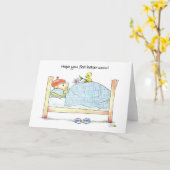 De hoop die u beter spoedig hebt gevoeld! kaart (Gele Bloem)