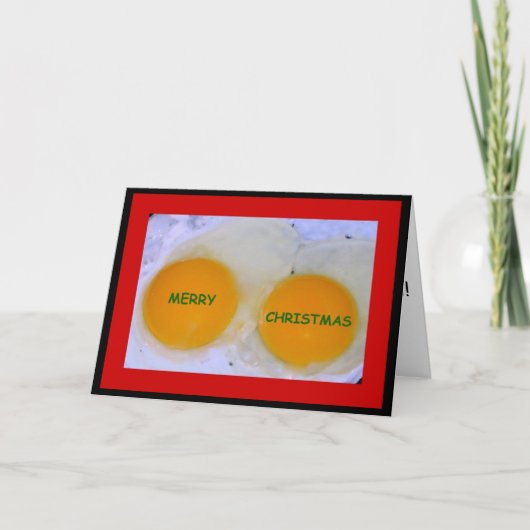 De hoop het is de Speciale Kerstkaart van ei-Stra Feestdagen Kaart (Voorkant)