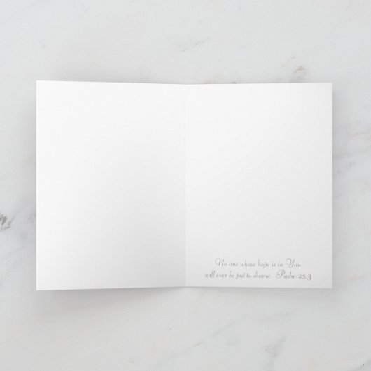 De hoop is in U... Kaart (Binnen)