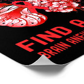 De hoop om een genezen hersenen aneurysma bewustzi poster (Hoek)