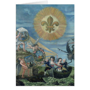 De hoop op geluk toegewijd aan de natie