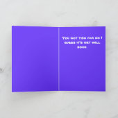 De hoop u is niet dood kaart (Binnen)