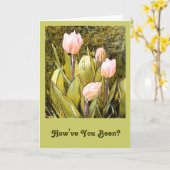 De hoop u voelt betere kaart (Gele Bloem)