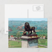 De Hoop van de leeuw bij het Slagveld van Waterloo Briefkaart (Voorkant / Achterkant)