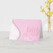 De Hoop van de Liefde van het geloof Kaart (Gele Bloem)