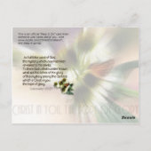 De hoop van Glory Briefkaart (Achterkant)