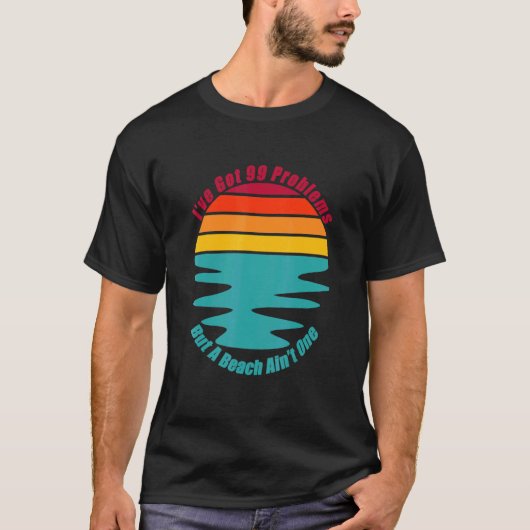 De hoop verlicht Vacatie bij de zon van het strand T-shirt (Voorkant)