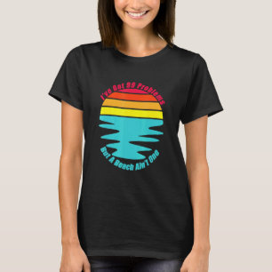 De hoop verlicht Vacatie bij de zon van het strand T-shirt