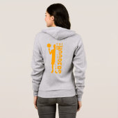 De Hoopers | Dames Full-zip Hoodie (Achterkant volledig)