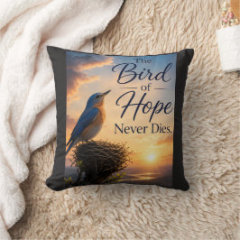 De hoopvolle vogel sterft nooit kussen