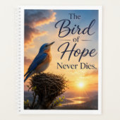 De hoopvolle vogel sterft nooit planner (Voorkant)