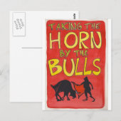 De Hoorn bij de Bulls pakken Briefkaart (Voorkant / Achterkant)