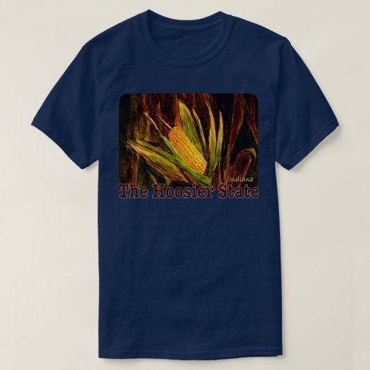 De Hoosier staat Indiana T-shirt (Design voorkant)