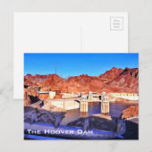 De Hoover Dam-ansichtkaart Briefkaart (Voorkant / Achterkant)