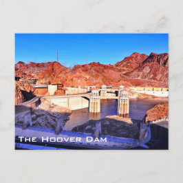 De Hoover Dam-ansichtkaart Briefkaart