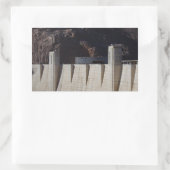 De Hoover-dam Rechthoekige Sticker (Tas)