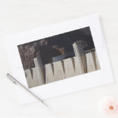 De Hoover-dam Rechthoekige Sticker (Envelop)