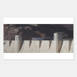 De Hoover-dam Rechthoekige Sticker