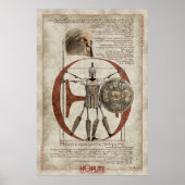 De Hoplite Tireless Warrior O Poster (Voorkant)