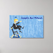De Hora Chair Dance Bar Mitzvah Inlogbord Canvas Afdruk (Voorkant)