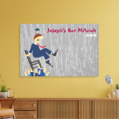 De Hora Chair Dance Bar Mitzvah Inlogbord Canvas Afdruk (Insitu (Woonkamer))