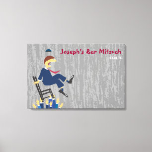 De Hora Chair Dance Bar Mitzvah Inlogbord Canvas Afdruk