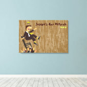 De Hora Chair Dance Bar Mitzvah Inlogbord Canvas Afdruk (Insitu (Houten vloer))