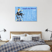 De Hora Stoel Dans Bar Mitzvah Inlogbord1 Canvas Afdruk (Insitu (Slaapkamer))
