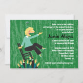 De Hora Stoel Dans voor Bat Mitzvah Uitnodiging (Voorkant)