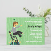 De Hora Stoel Dans voor Robin Uitnodiging (Staand voorkant)