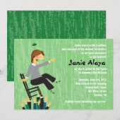 De Hora Stoel Dans voor Robin Uitnodiging (Voorkant / Achterkant)