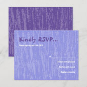 De Hora-stoelenbat Mitzvah Reply Card RSVP Kaartje (Voorkant / Achterkant)