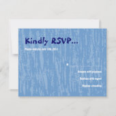 De Hora-stoelenbat Mitzvah Reply Card RSVP Kaartje (Voorkant)