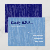 De Hora-stoelenbat Mitzvah Reply Card RSVP Kaartje (Voorkant / Achterkant)